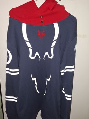 Official GOLDEN ANT Unisex Yuji Itadori Sukuna Cursed Vessel Anime Hoodie 2xl